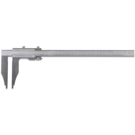 Calibro ventesimale satinato inox da 500 mm risoluzione 0,02 Fervi c021/500
