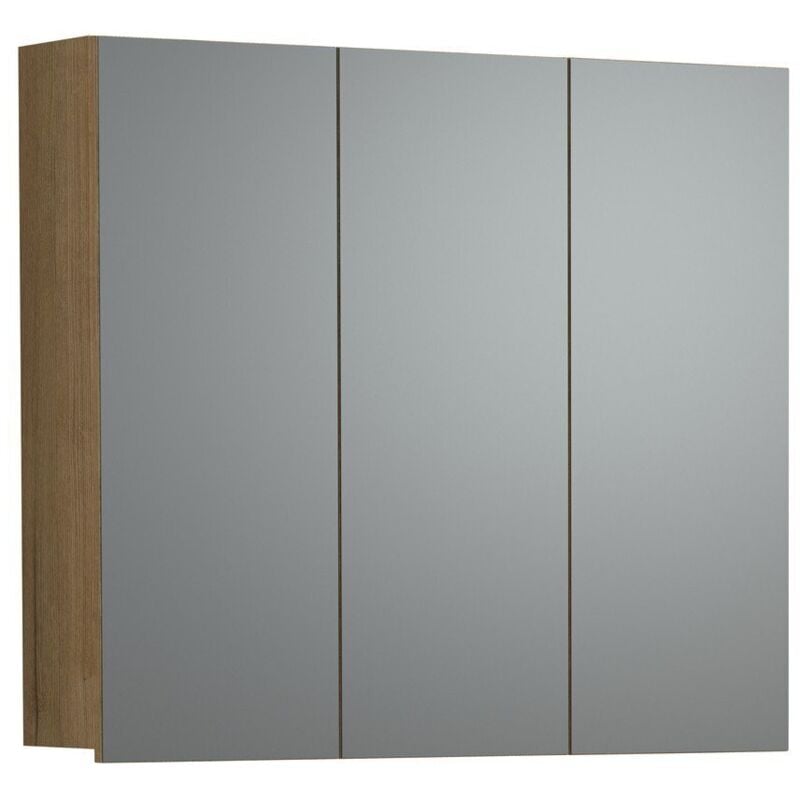 CALICOSY - Armoire de toilette 3 portes miroir L90 cm - PUREBLISS