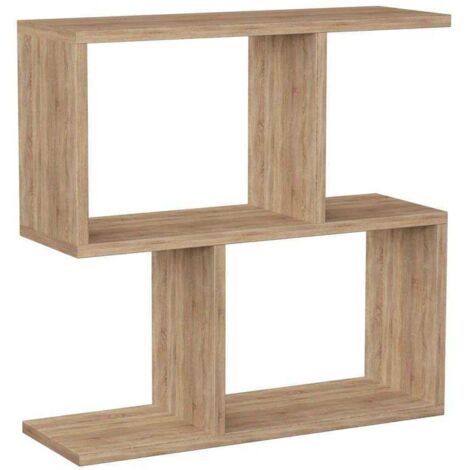 Calicosy – Bout de canapé en aggloméré – Finition beige élégante – Dimensions 60x20x60 cm – Label FSC 100% bois recyclé