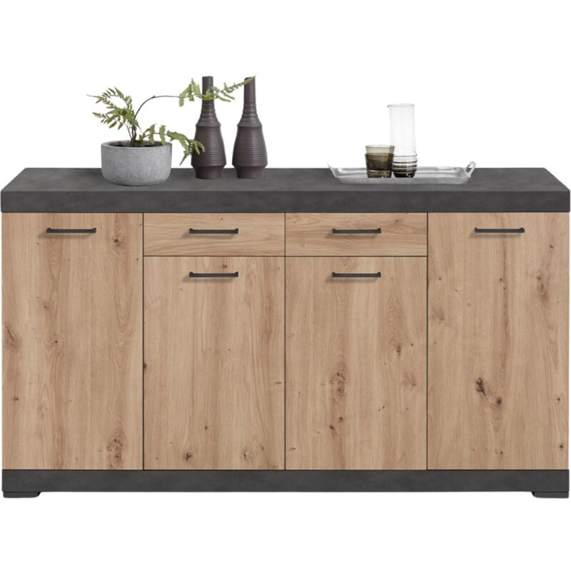 Buffet 2 Tiroirs 4 Portes L160 cm - Bristol - Calicosy