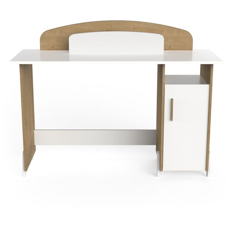 CALICOSY - Bureau 1 niche et 1 porte L134,8 cm - NAILI