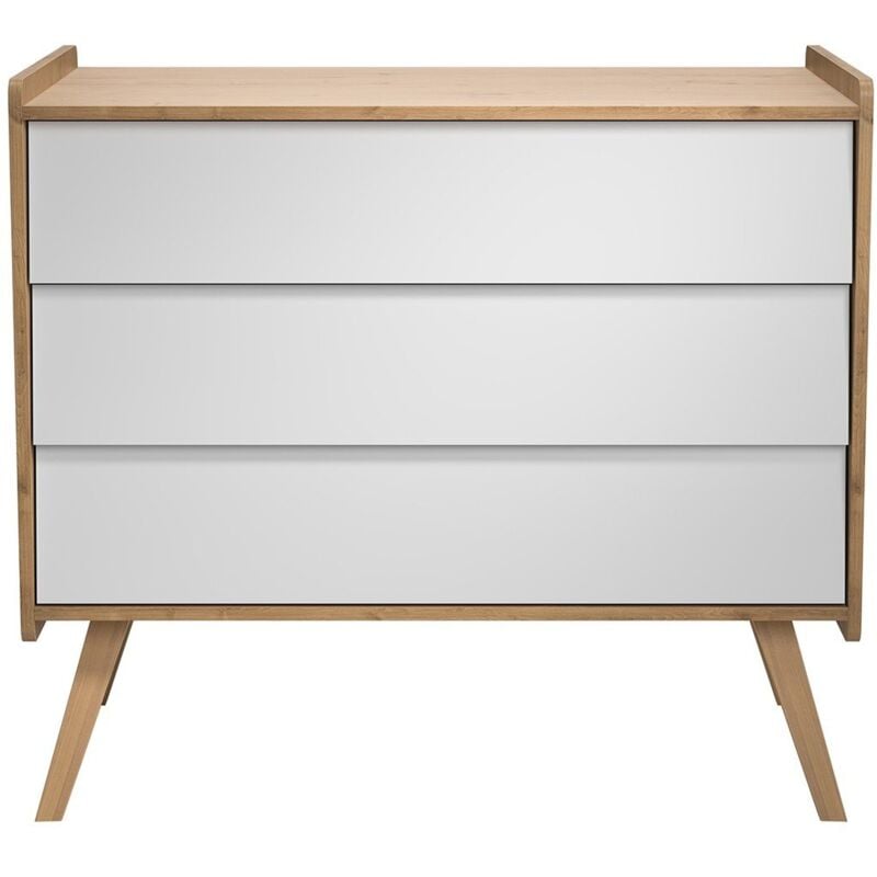 Commode 3 tiroirs L100 cm - Vintage - Calicosy