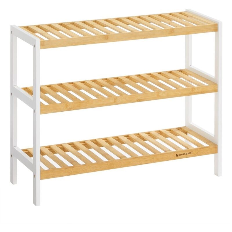 CALICOSY - Etagère à chaussures 3 niveaux - L70 cm