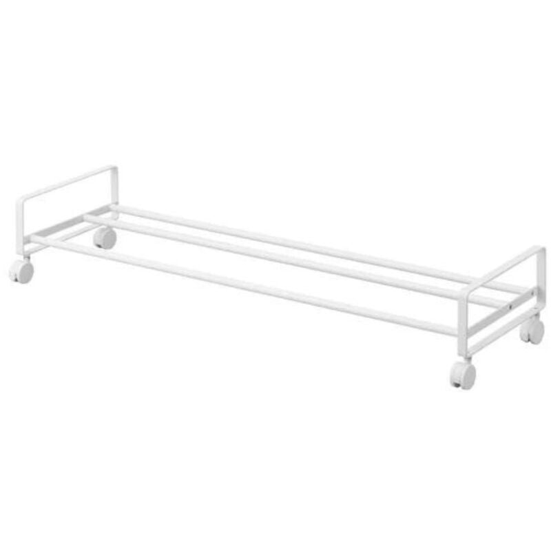 Calicosy - yamazaki - Etagère à chaussures sur roulettes L83,5 cm - tower