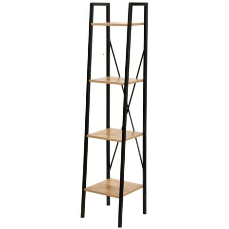 CALICOSY - Étagère Colonne 4 niveaux H148 cm - LEXIE