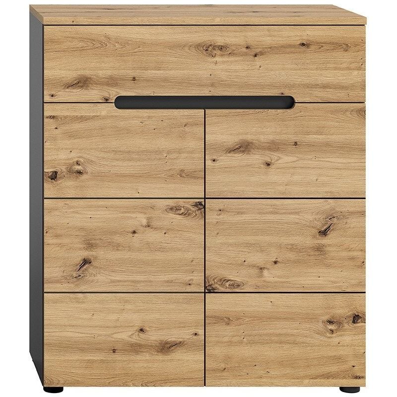 Calicosy - Meuble à chaussures 2 portes et 1 tiroir L80 cm - canu