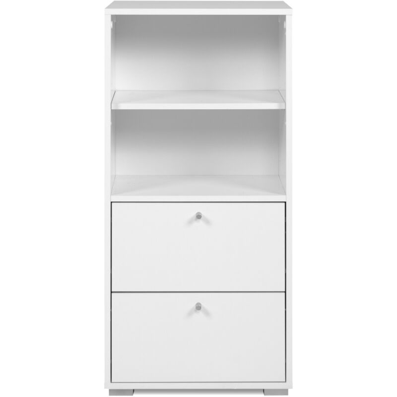 Calicosy - Meuble de rangement 2 étagères et 2 tiroirs L46 cm - fyn