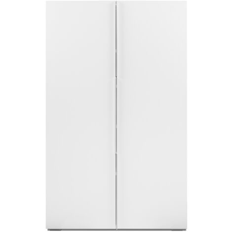 CALICOSY - Meuble de rangement 2 portes blanc H125cm - ORSA