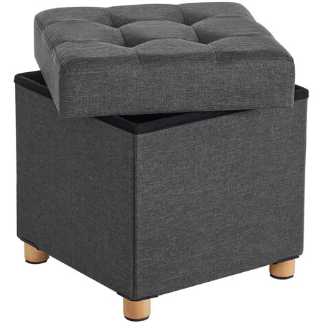 Pouf Naxe D53cm Tissu bouclette Café