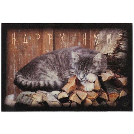 CALICOSY - Tapis d'entrée chat - L60 x l40 cm