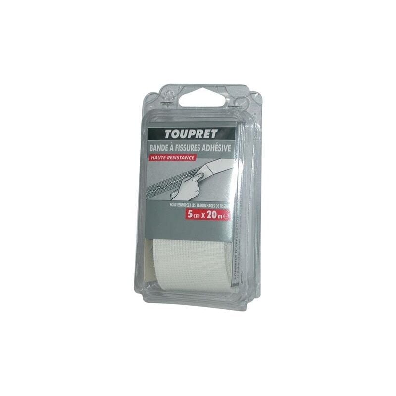 Toupret - Bande à fissures armée 5cmx20m