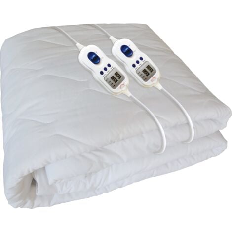 DCG Calientacamas Eléctrico Multizona 140x160cm 2M VDE 220-240V 50Hz 2x60W