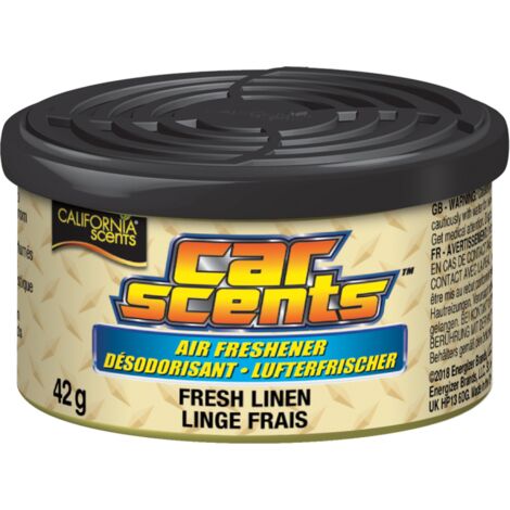 California Car Scents - Ambientador de Coche Olor Lino Fresco - Packaging Individual