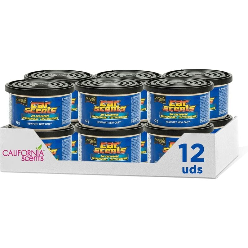 

California Car Scents - Ambientador de Coche Olor New Car (Coche nuevo) - PACK 12