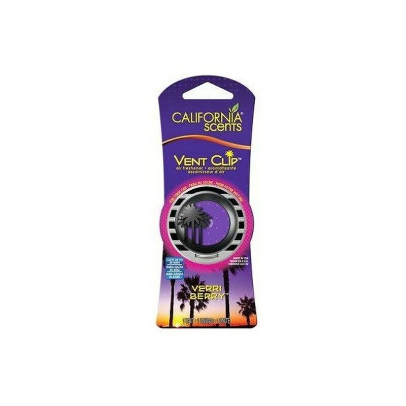 

Ambientador para Coche Vent Clip Verry Berry Fresa - California Scents