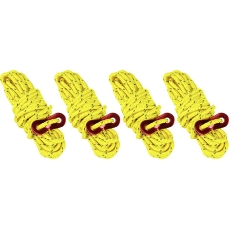Calima 46015 Abspannseilset    4 m x 4 mm x 4 mm  4 St.