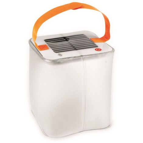 Calima Solar Campinglaterne 10x10x10cm, gefaltet 10x10x1,2cm Campinglaterne