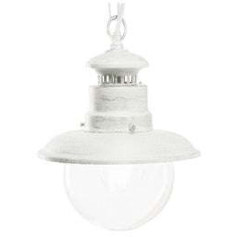 CALIPSO SOSPENSIONE BIANCO/ARGENTO E27