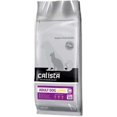 CALISTA - Agneau races moyennes et grandes - croquettes pour chien - 12kg