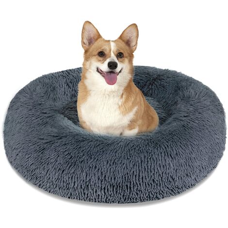 Calm Dog Bed Cat Bed, lit rond lavable pour chien