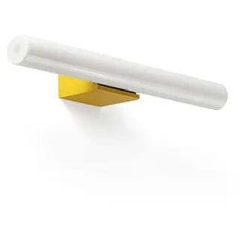 CALMA aplique de pared amarillo Linestra con interruptor 63549