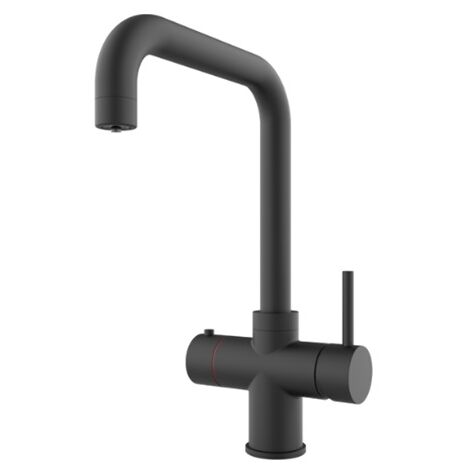 Calmag 3in1 Square Neck Boiling Water Tap Matt Black DWFK-CALHWT-MB-SQUARE