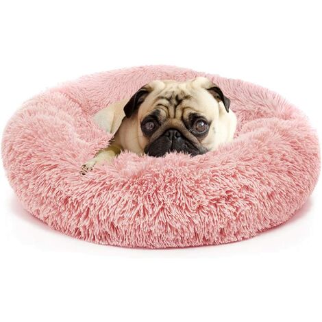 Calming Dog Beds for Small Medium Large Jumbo Size Dog Anti Anxiety Fluffy Doggie Bed for 10 150 Lbs Pet Dogs Cats Small to Large Breed Comfy Cuddler Beds，M