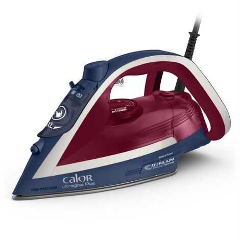 Calor – Fer à repasser 2800W FV6814C0 – Débit vapeur 50 g/min – Semelle Durilium Airglide pour glisse parfaite – Léger et ergonomique