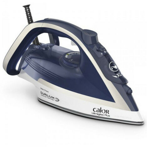Calor – Fer à repasser Easygliss 2800W – Débit vapeur continu 50 g/min – Technologie Durilium Airglide – Fonction pressing 260 g/min