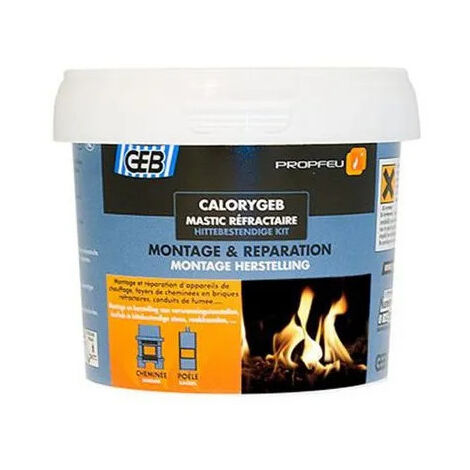 Calorygeb masilla refractaria, frasco de 600g GEB