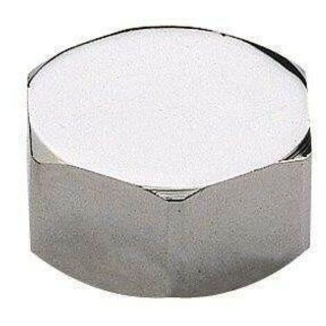 Calotta idrobric tappo esagonale a vite, femmina, 3/8 pollice, in ottone cromato, idb sacrac0288cr