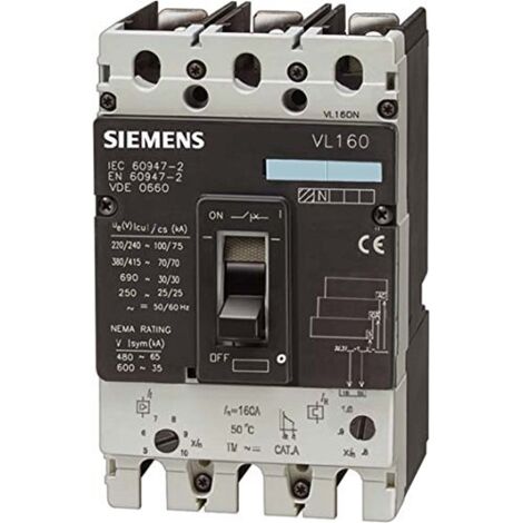 Calotta Ip30 2Pz Vl160X-250 Std 3P ( SIEMENS cod. 3VL93008CB30 )