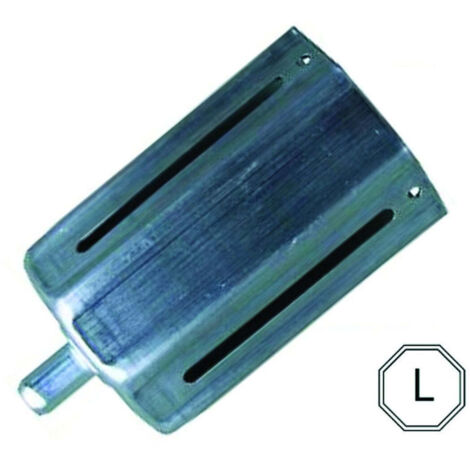 Calotta regolabile per avvolgibili liscia con perno - perno Ø mm.12, calotta lungh. mm.85 - 5 pz