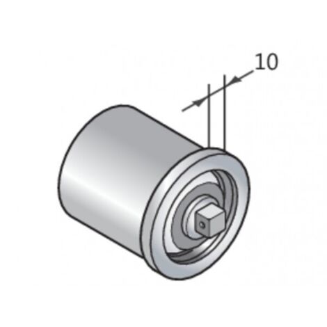 Calotte avec pivot Q10 libre tube 50x15mm CAME 001YM0046