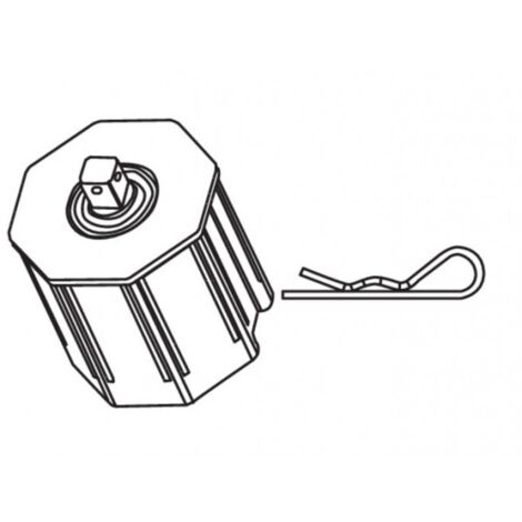 Calotte octogonale 60 pivot Q10 CAME 001YM0154