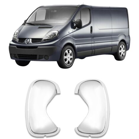 Calotte specchietti, plastica ABS, cromate, Opel Vivaro 2001-2010
