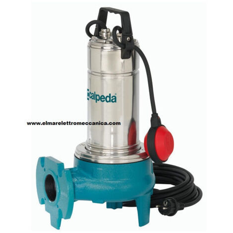 CALPEDA GQV 50-9 CG 1 HP Elettropompa Flangiata TRIFASE Pompa Fogna