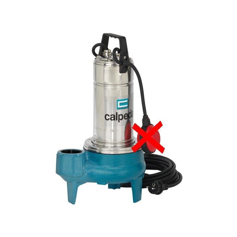 Pompe d'evacuation vide cave gqs Eau eaux chargées GQS50-15 2Hp 400V Triphaséé sans flotteur - Calpeda