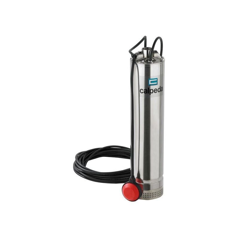 Pompe immergéé pour puits ou citerne Eau Propre MPS506m cg 1,1kW 1,5Hp 230V avec flotteur monophasee - Calpeda