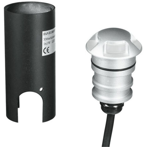 "Calpestabile LED per esterno STEP nichel a luce multipla 3W 3000K (luce calda)"
