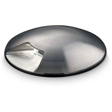 Calpestabile Moderno Rocket Alluminio Cromo 1 Luce 2W 4000K Luce Naturale