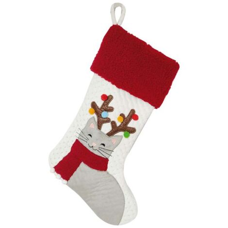 Calza di Natale Xmas Cat per gatti