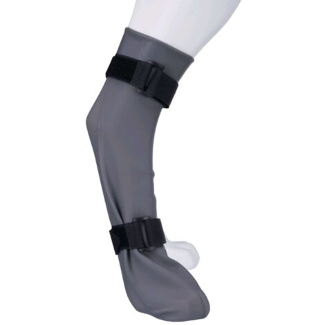 Calza protettiva in silicone grigio: M: 8cm/35cm