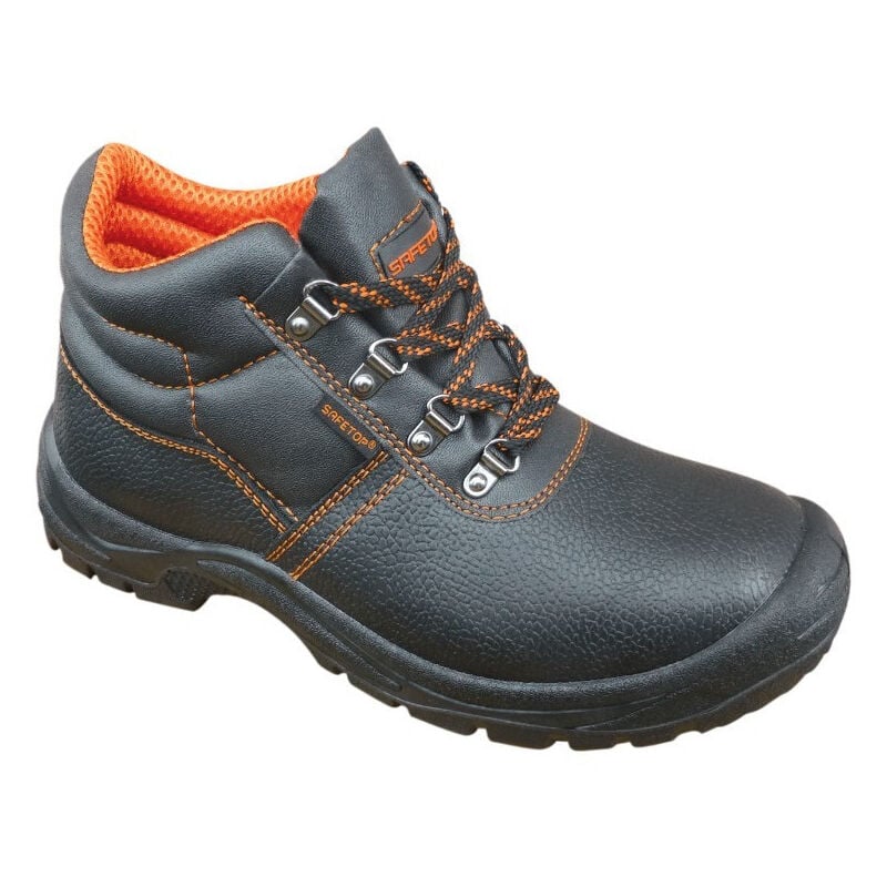 

Bota de protección en cuero vacuno color negro Abelio | 38 - Safetop