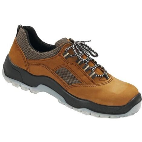 Calzado de seguridad PPO modelo 62N - S1 SRC - puntera reforzada - nobuk y ante, talla 43