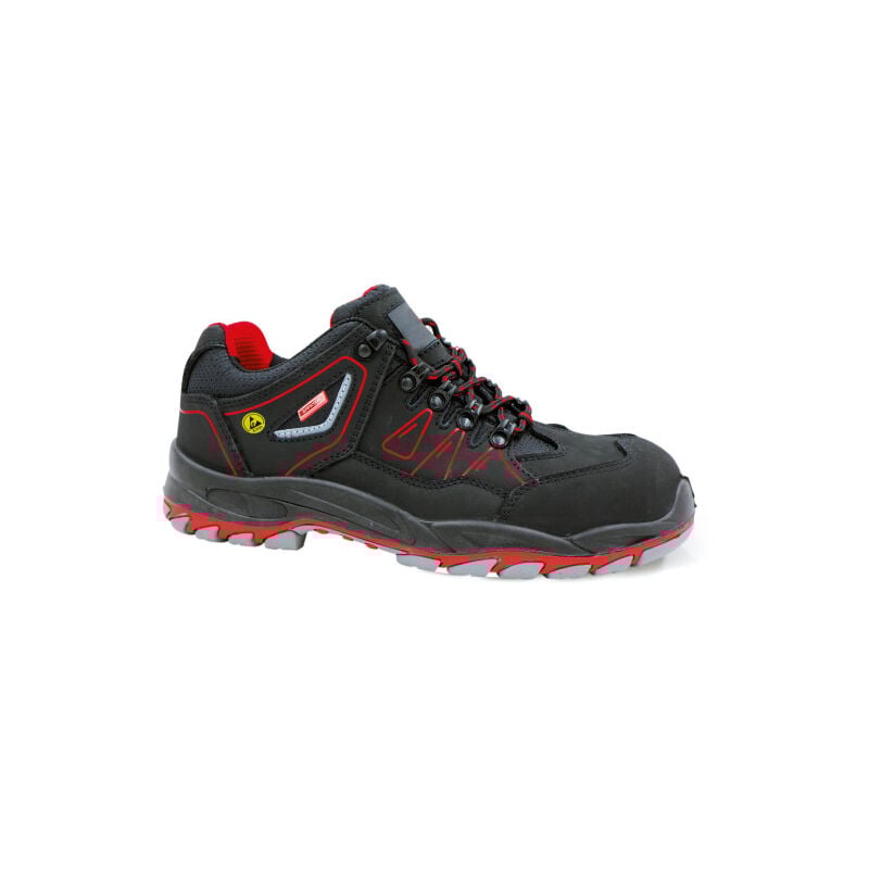 

Zapato nobuck black action antiestático SAFETOP Bakio | 45