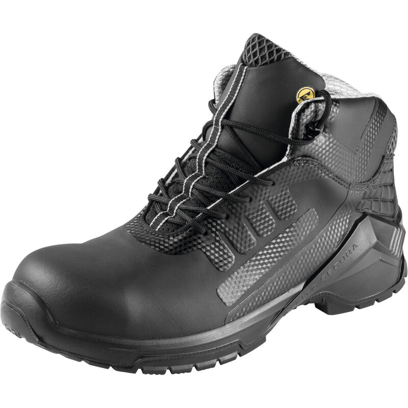 Steitz Secura - Calzatura alta con lacci nero vd