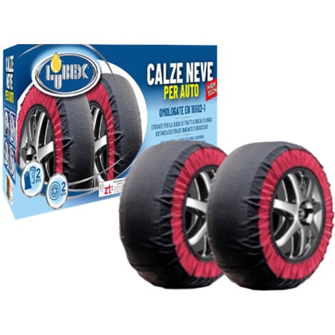 LUBEX CALZE DA NEVE PER AUTO OMOLOGATE TG.L