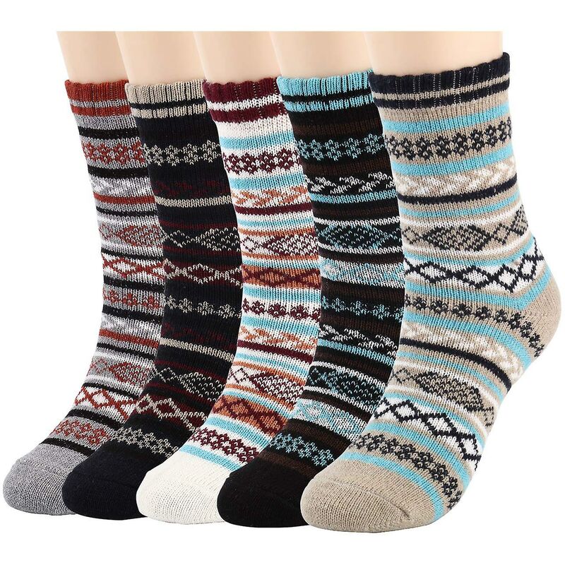 Calzini termici invernali da uomo in calda lana