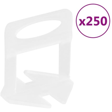Calzos para nivelación de azulejos 250 unidades 3 mm